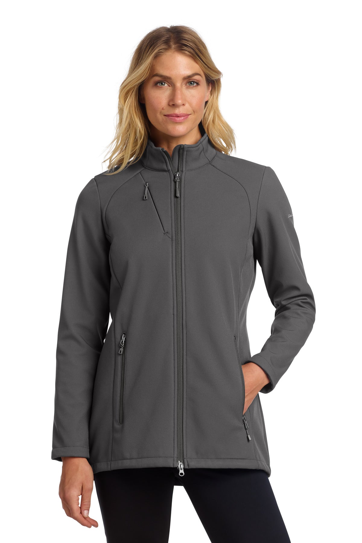 Eddie Bauer Women's Stretch Soft Shell Jacket EB545 in Iron Gate