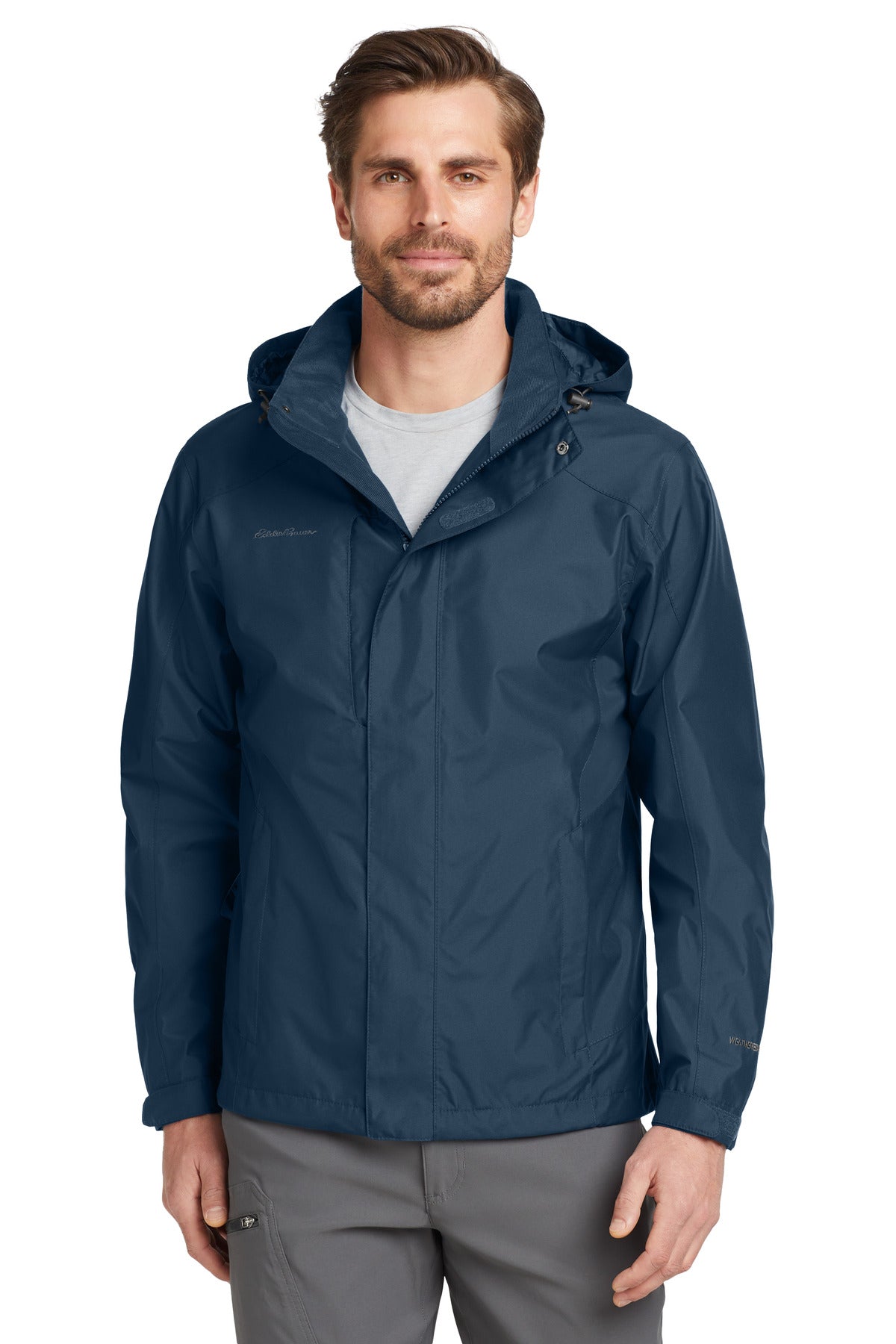 Eddie Bauer Rain Jacket. EB550 in River Blue Navy