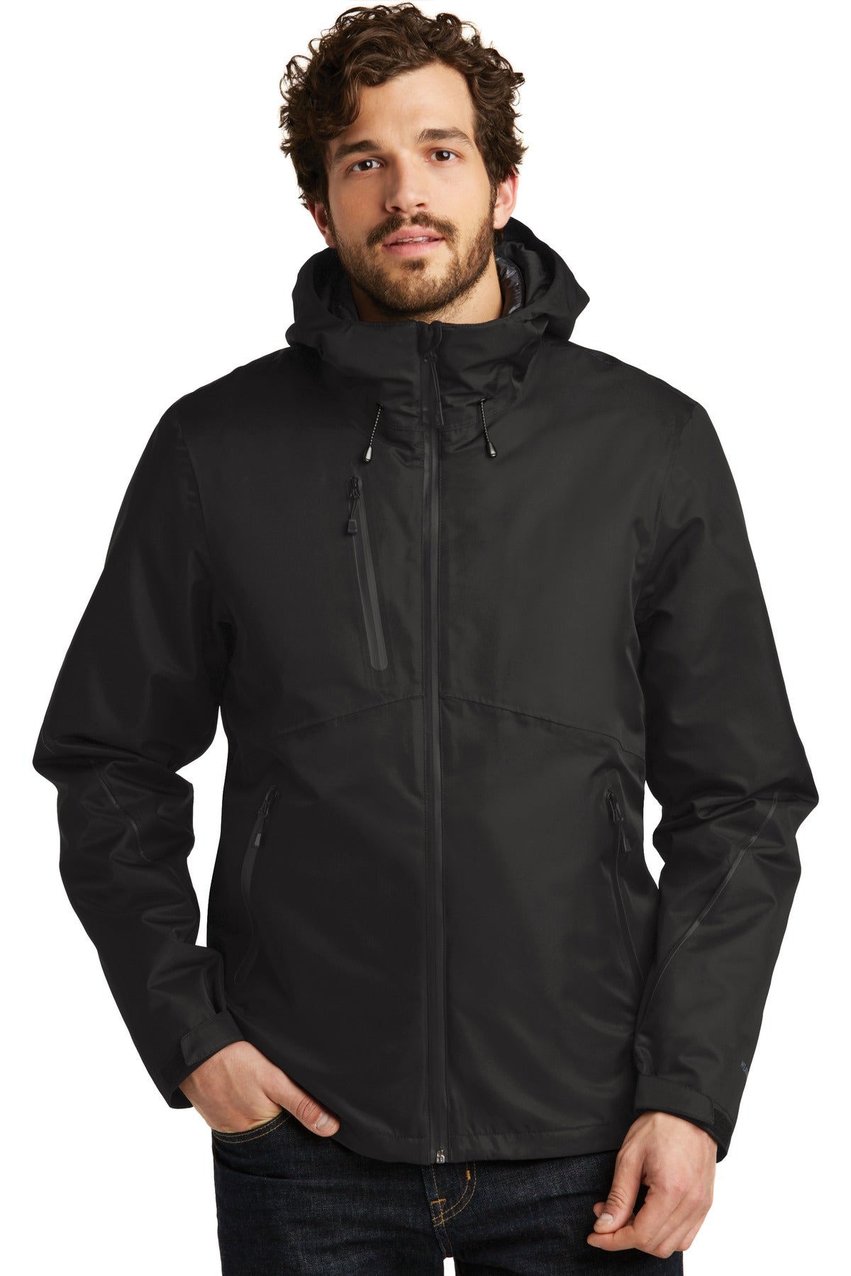 Eddie Bauer WeatherEdge Plus 3-in-1 Jacket. EB556 in Black/ Black