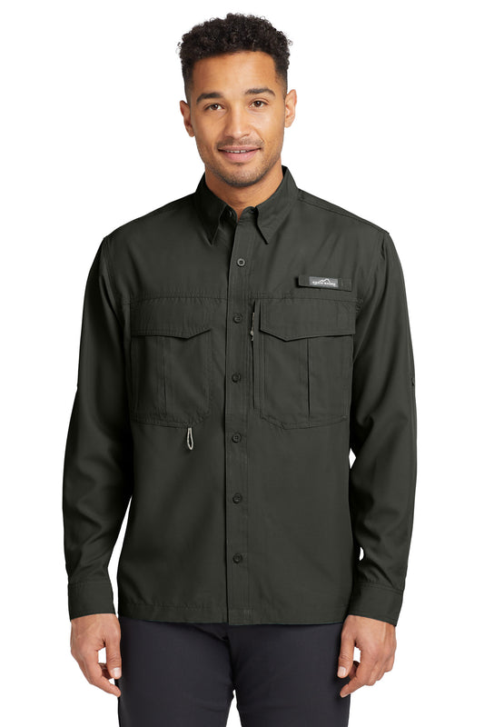 Eddie Bauer - Long Sleeve Performance Fishing Shirt. EB600 in Boulder
