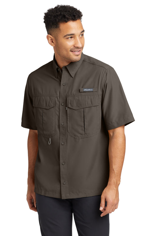 Eddie Bauer Short Sleeve Performance Fishing Shirt EB602 in Boulder