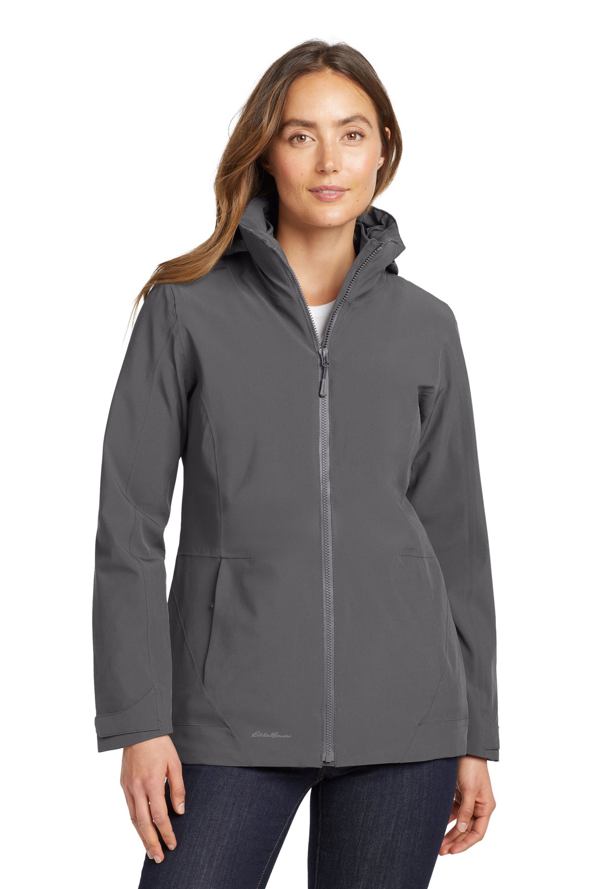 Eddie Bauer Women's WeatherEdge 3-in-1 Jacket EB657 in Grey Steel/ Metal Grey