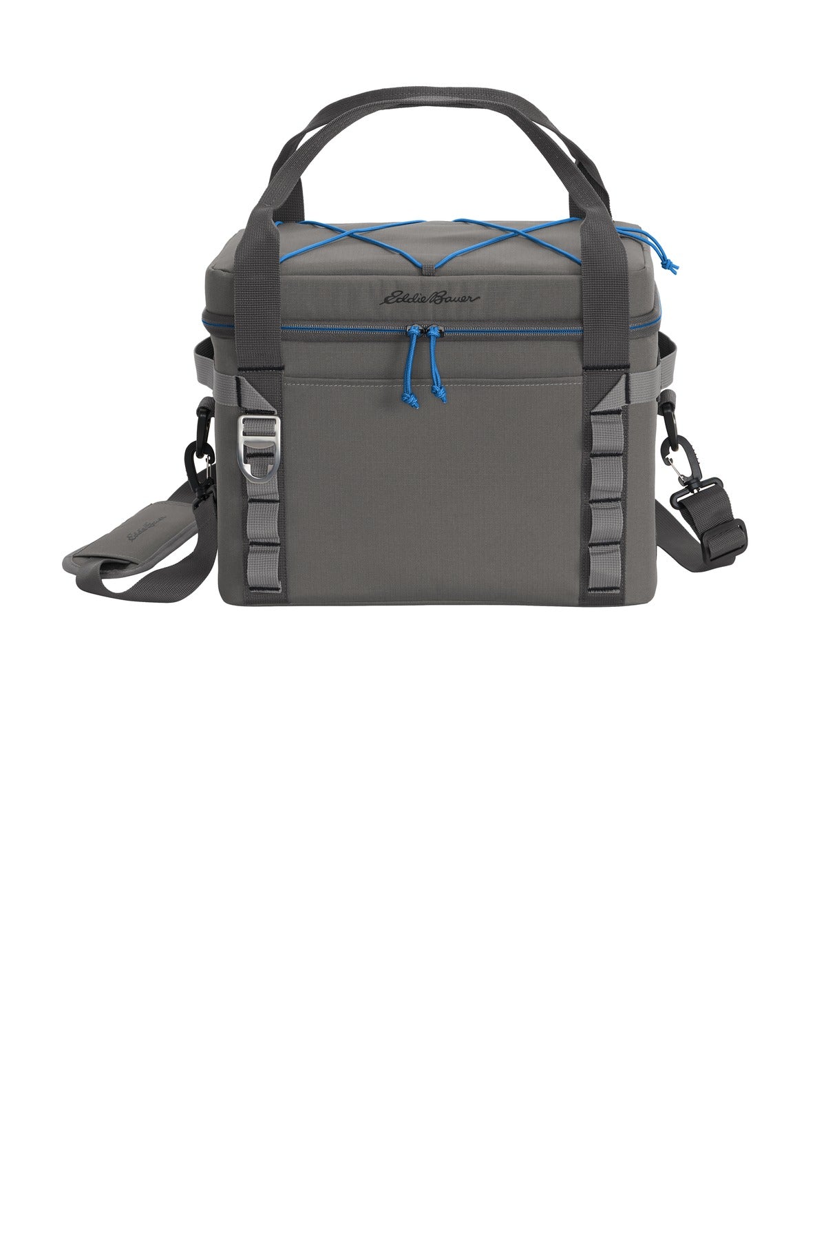 Eddie Bauer  Max Cool 24-Can Cooler EB800 in Metal Grey/ Expedition Blue