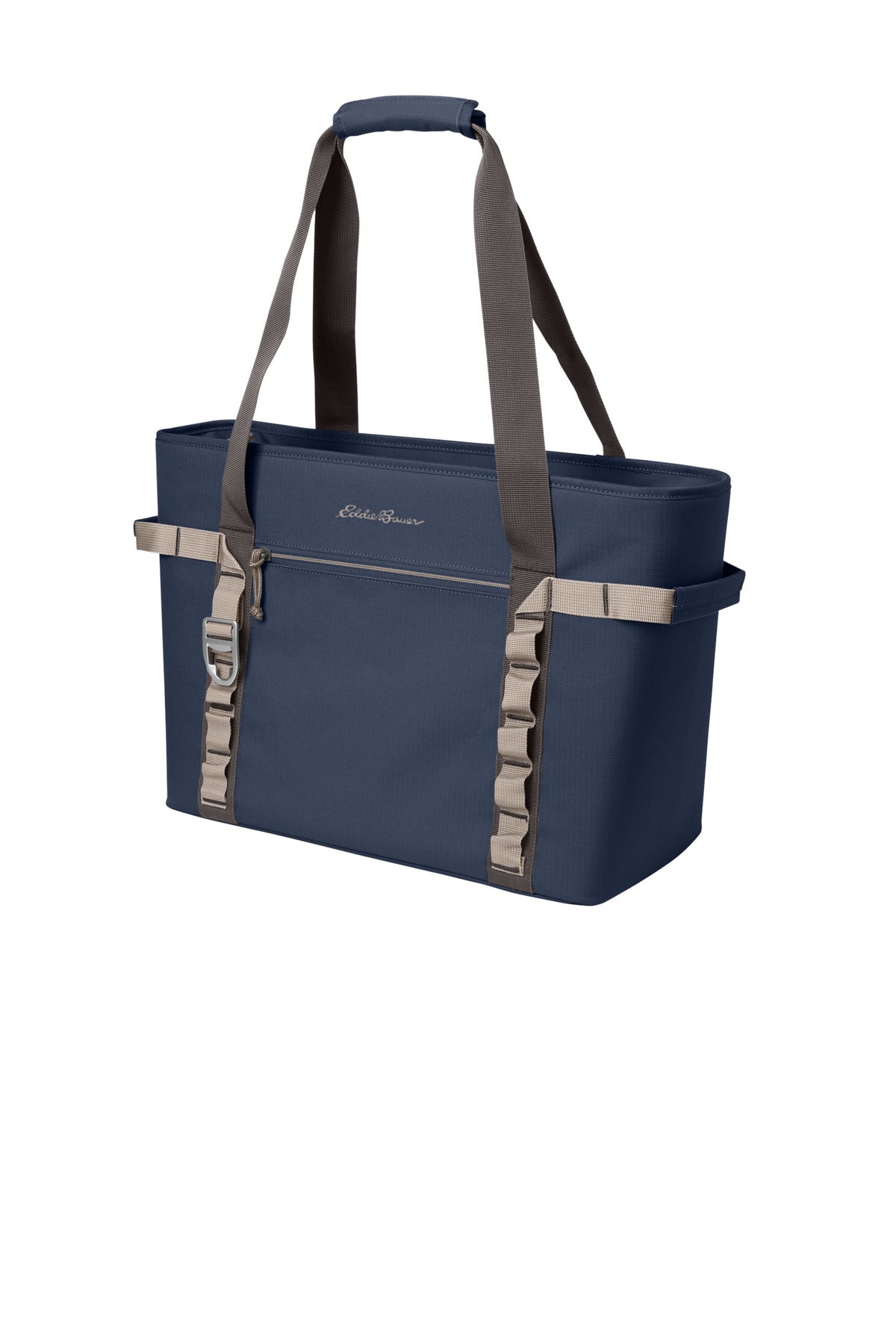 Eddie Bauer Max Cool Tote Cooler EB801 in River Blue Navy/ Chrome