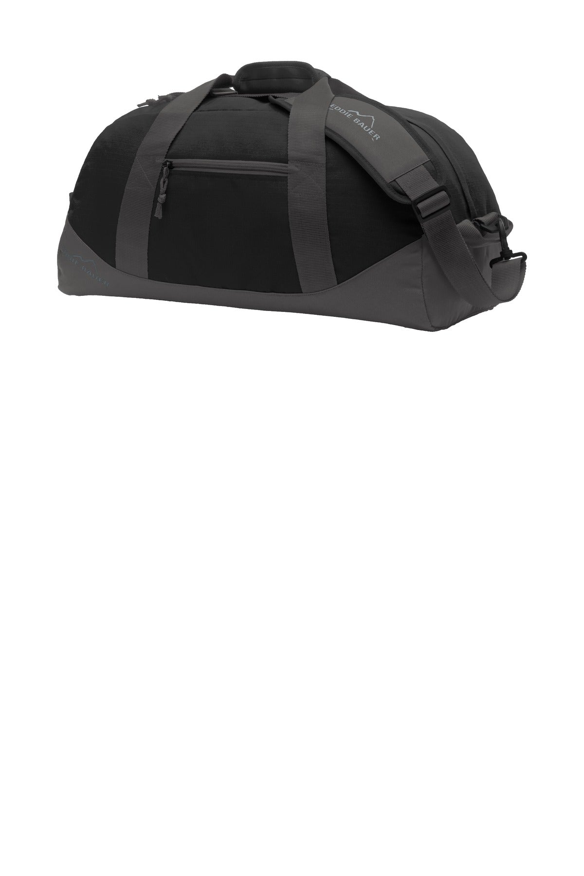Eddie Bauer Medium Ripstop Duffel. EB900 in Black/ Grey Steel