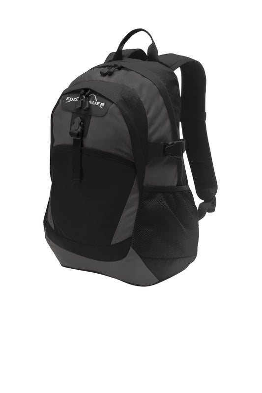 Eddie Bauer Ripstop Backpack. EB910 in Black/ Grey Steel