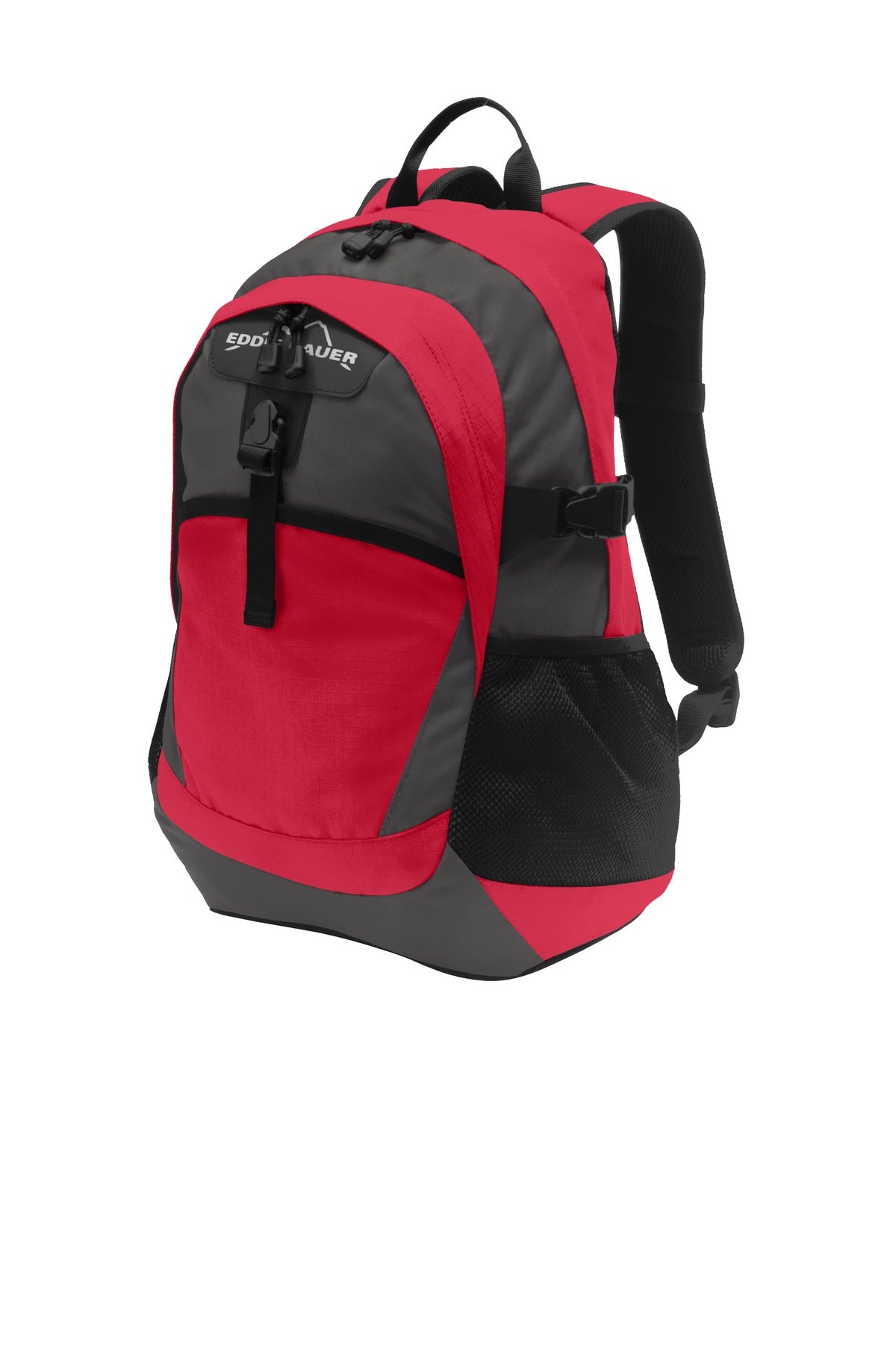 Eddie Bauer Ripstop Backpack. EB910 in Radish/ Grey Steel