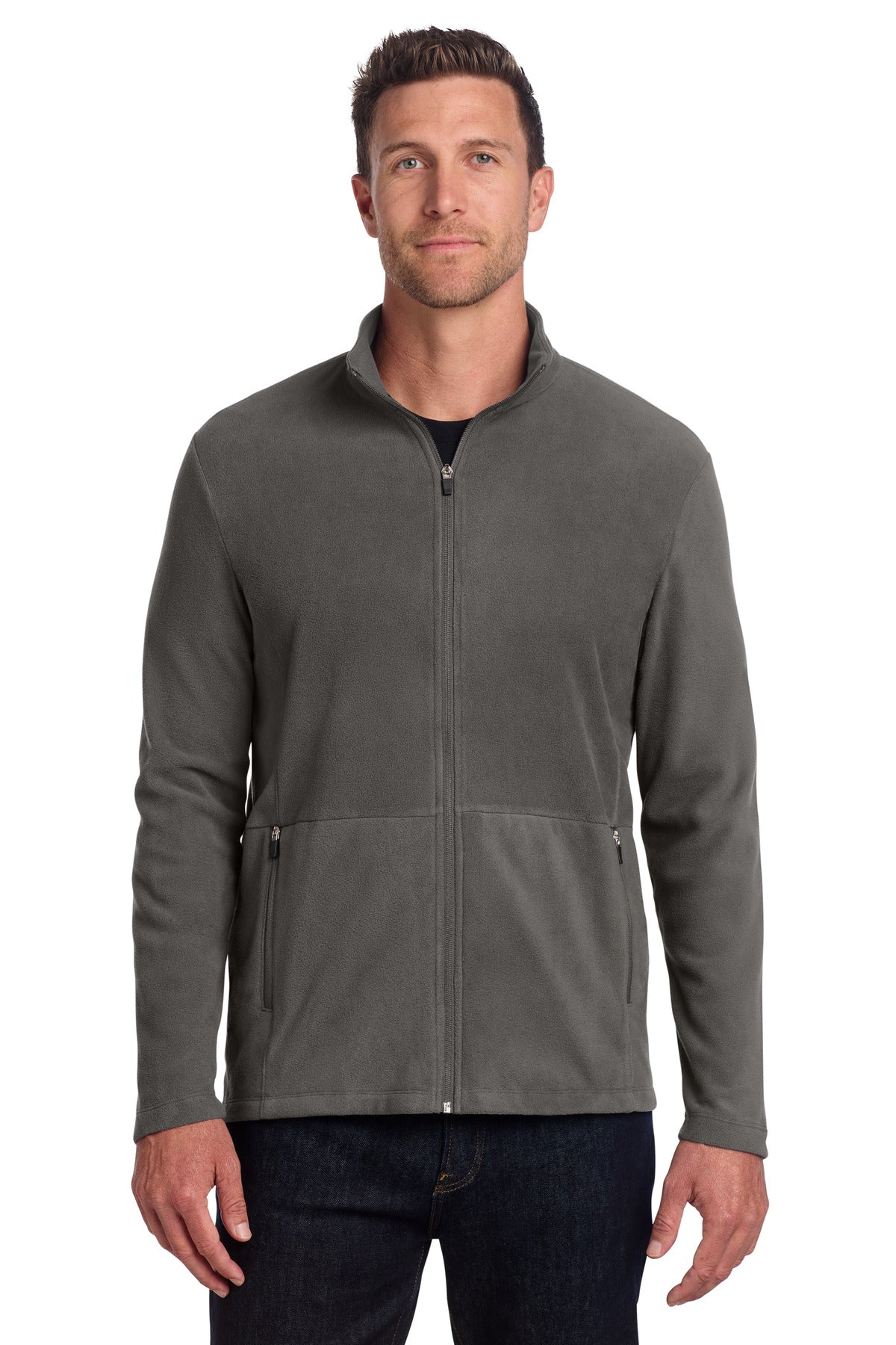 Port Authority Accord Microfleece Jacket F151 in Pewter
