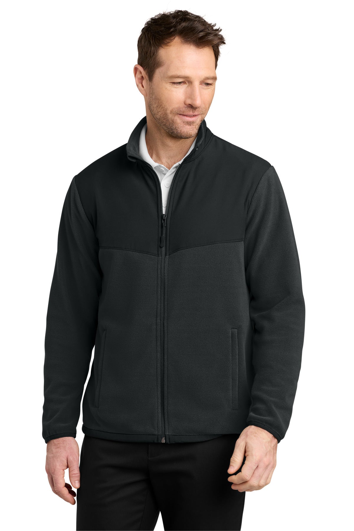 Port Authority Therma-Tek Fleece Jacket F180 in Black