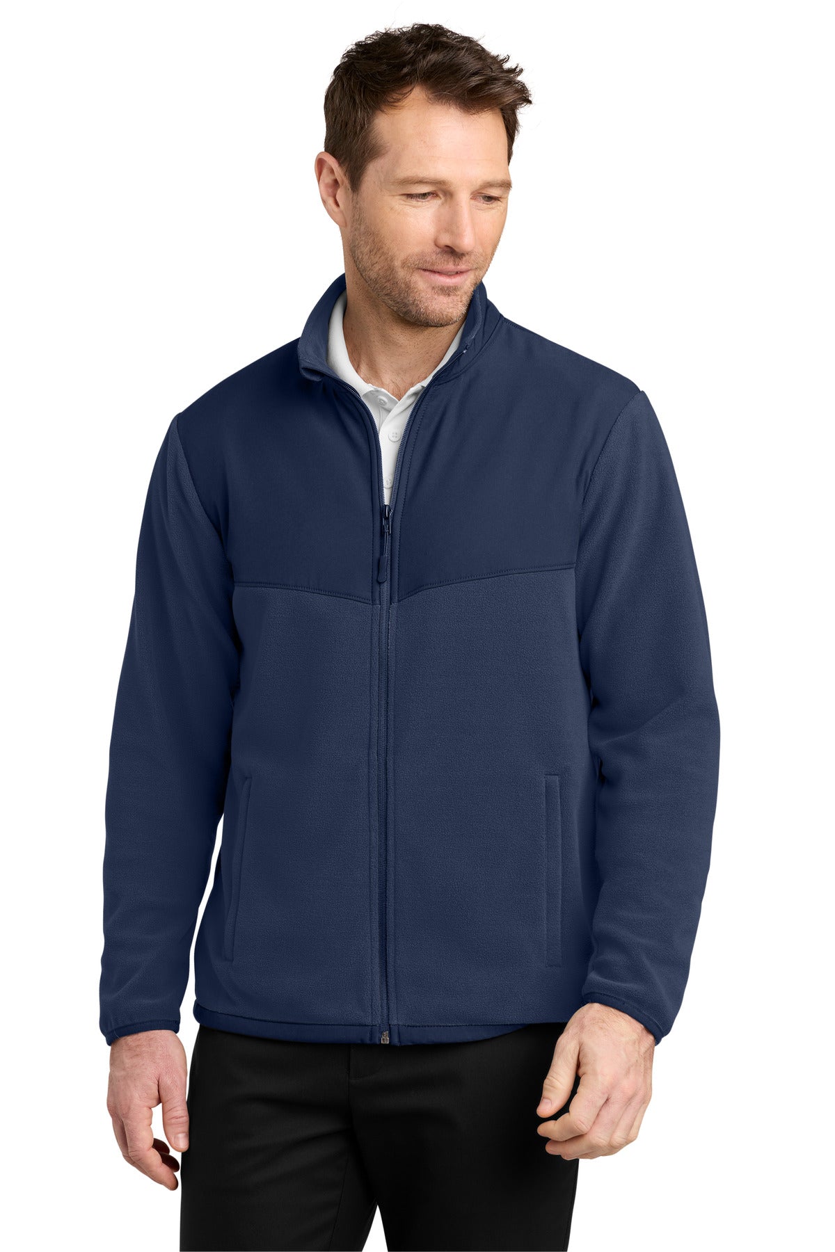 Port Authority Therma-Tek Fleece Jacket F180 in True Navy