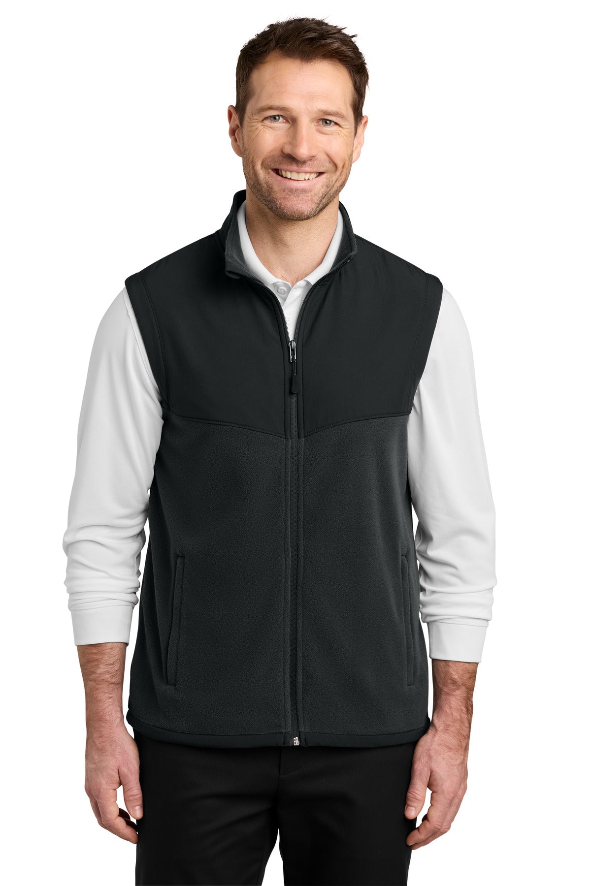 Port Authority Therma-Tek Fleece Vest F181 in Black