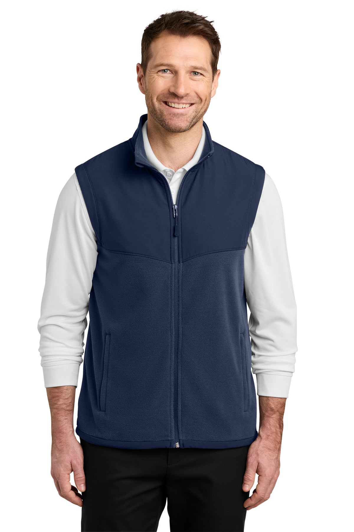 Port Authority Therma-Tek Fleece Vest F181 in True Navy