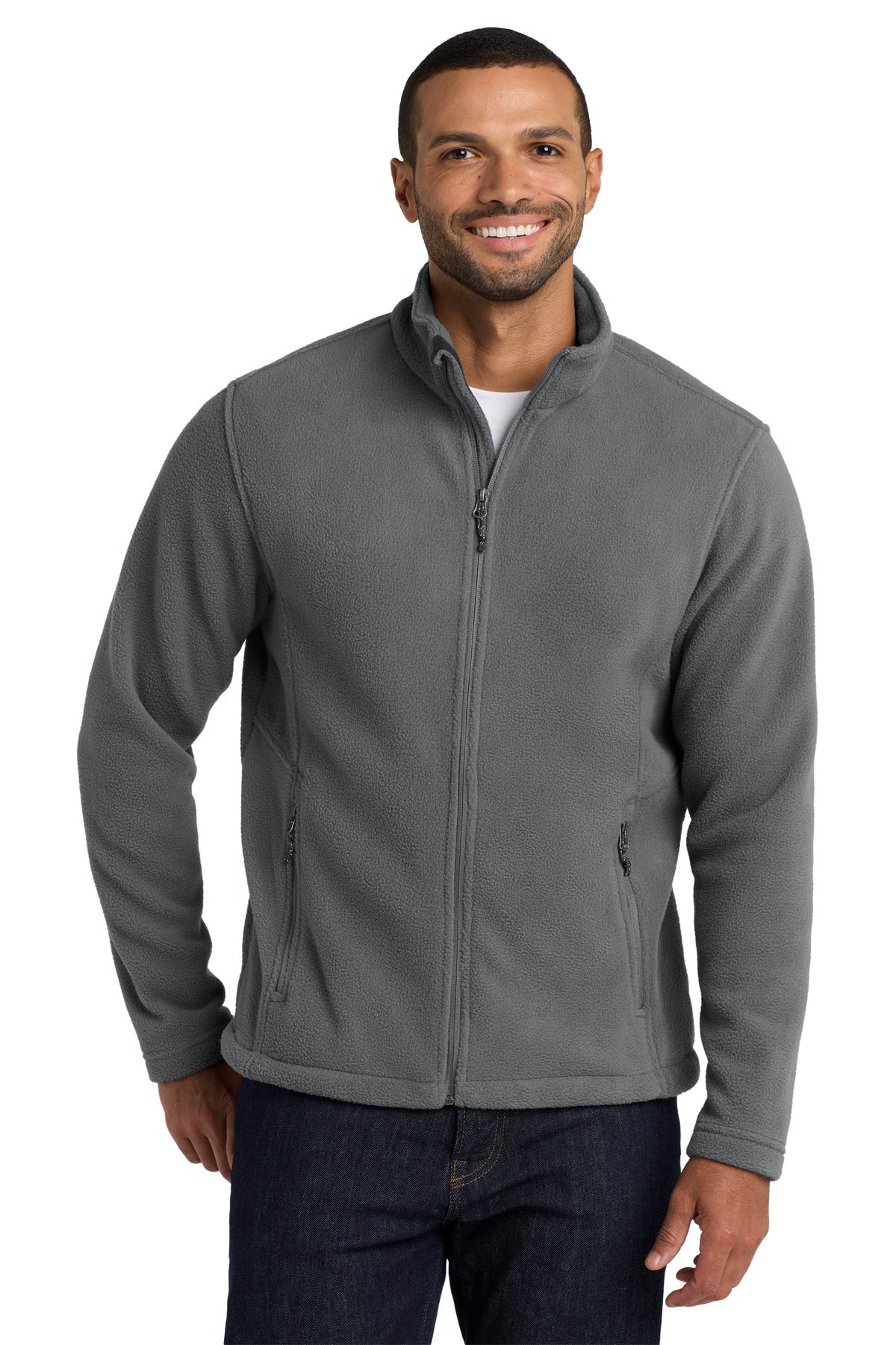 Port Authority Value Fleece Jacket. F217 in Deep Smoke