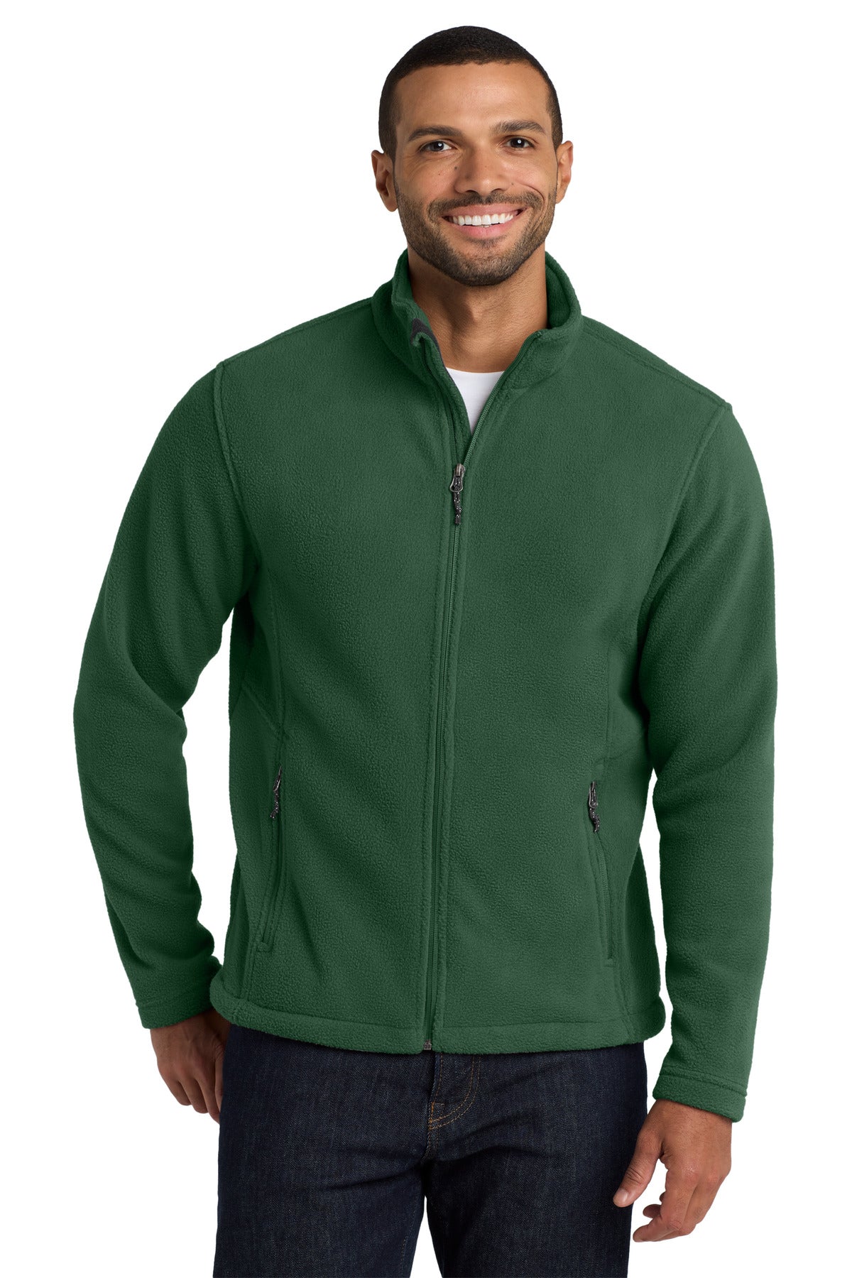 Port Authority Value Fleece Jacket. F217 in Forest Green