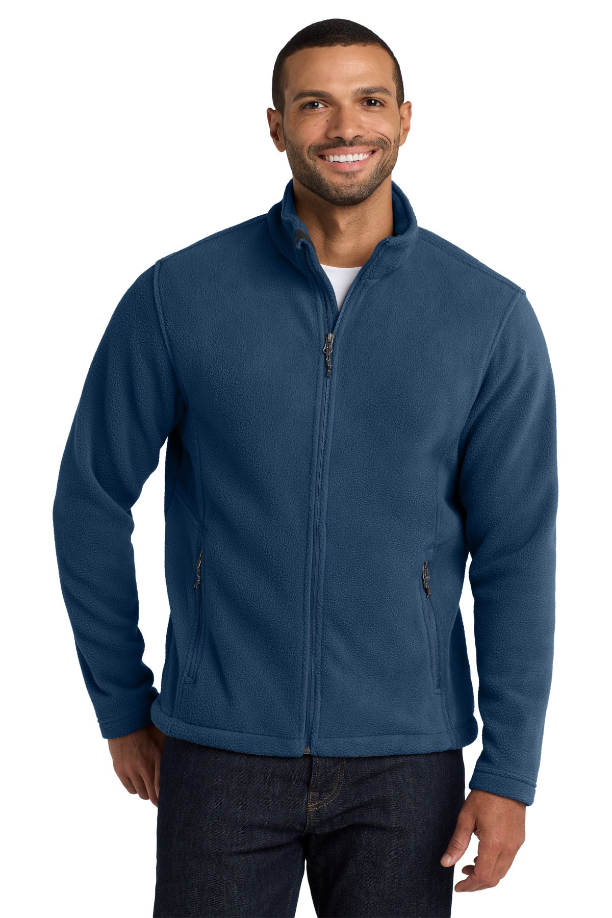 Port Authority Value Fleece Jacket. F217 in Insignia Blue
