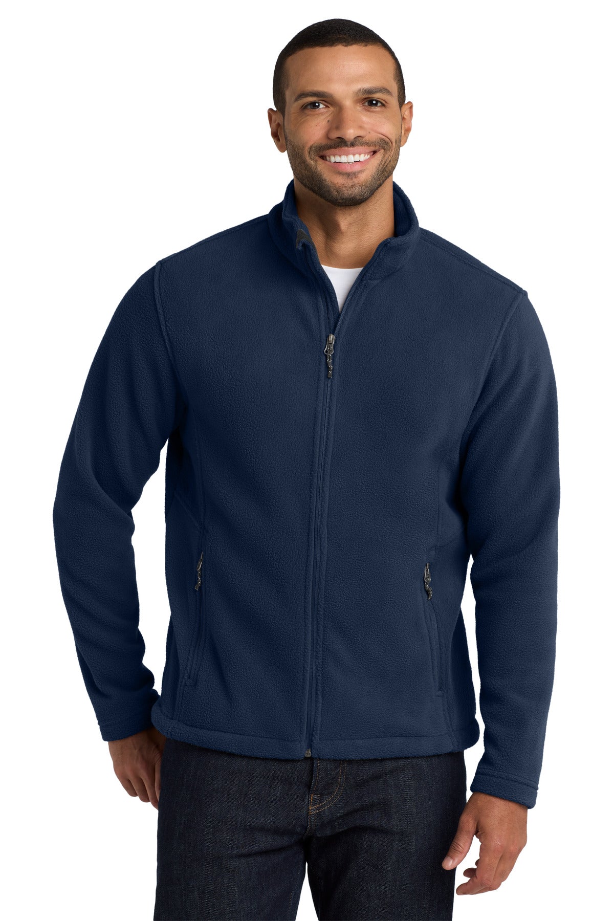 Port Authority Value Fleece Jacket. F217 in True Navy