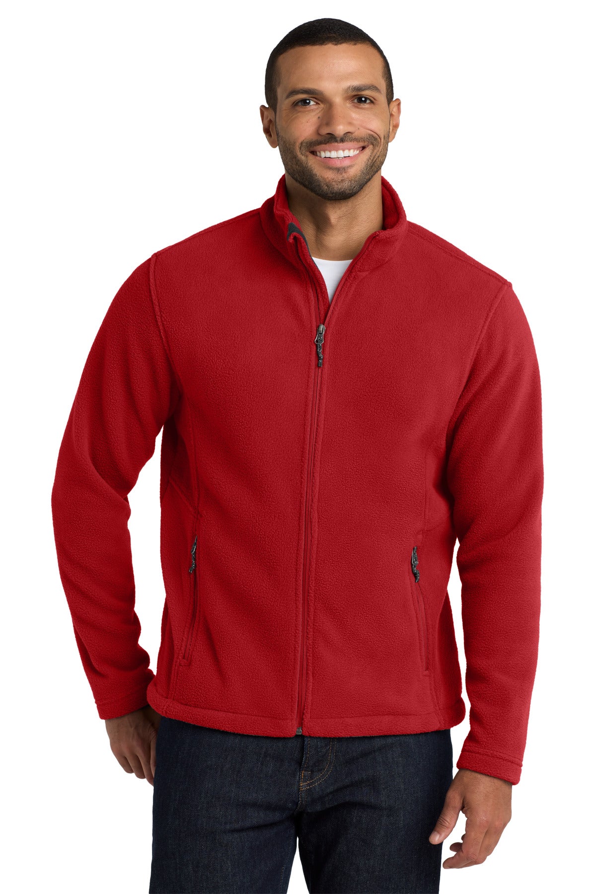 Port Authority Value Fleece Jacket. F217 in True Red
