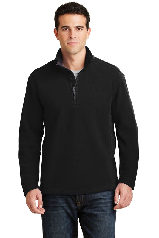 Port Authority Value Fleece 1/4-Zip Pullover. F218 in Black