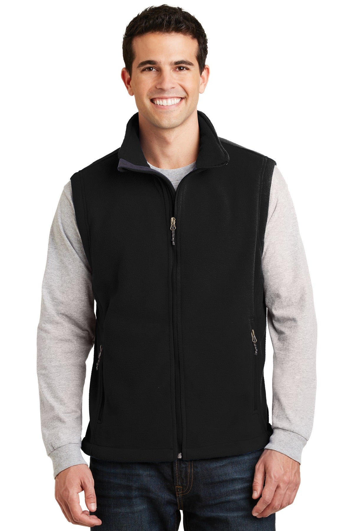 Port Authority Value Fleece Vest. F219 in Black