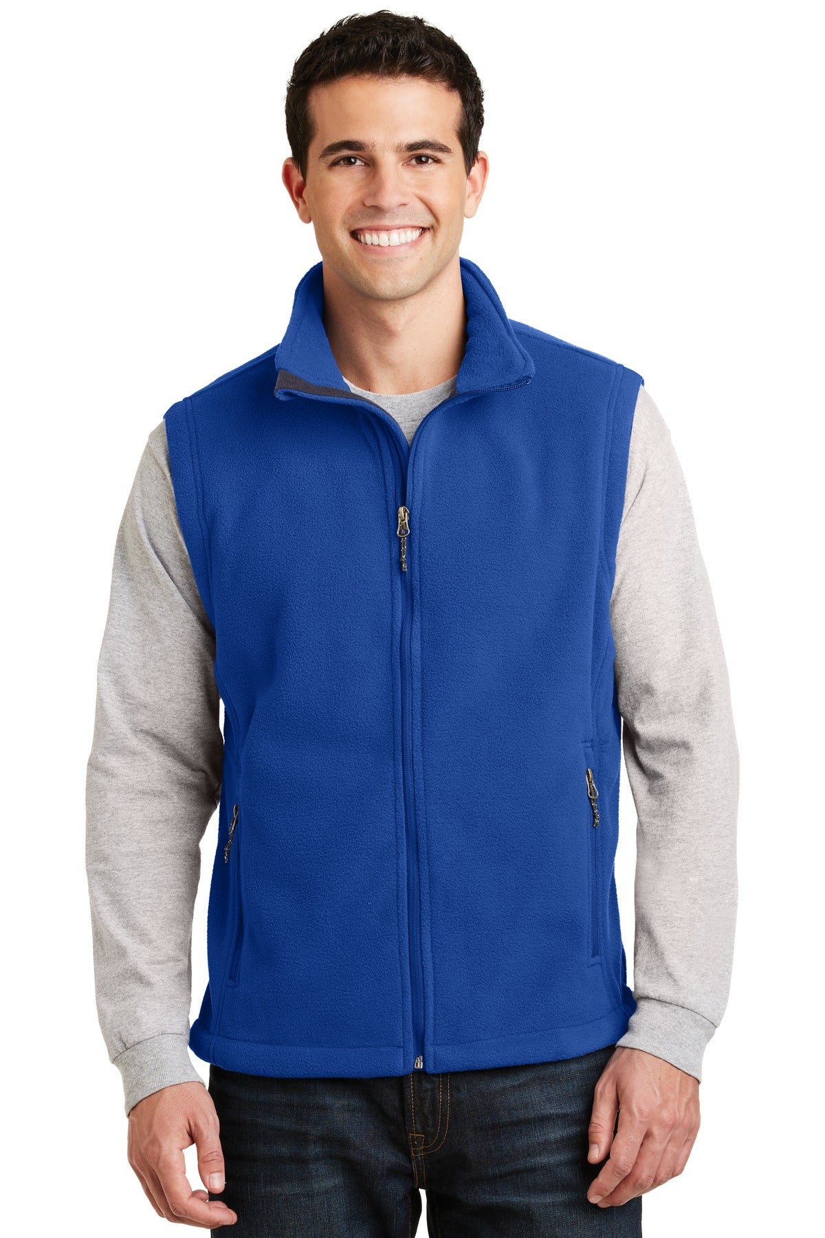Port Authority Value Fleece Vest. F219 in True Royal