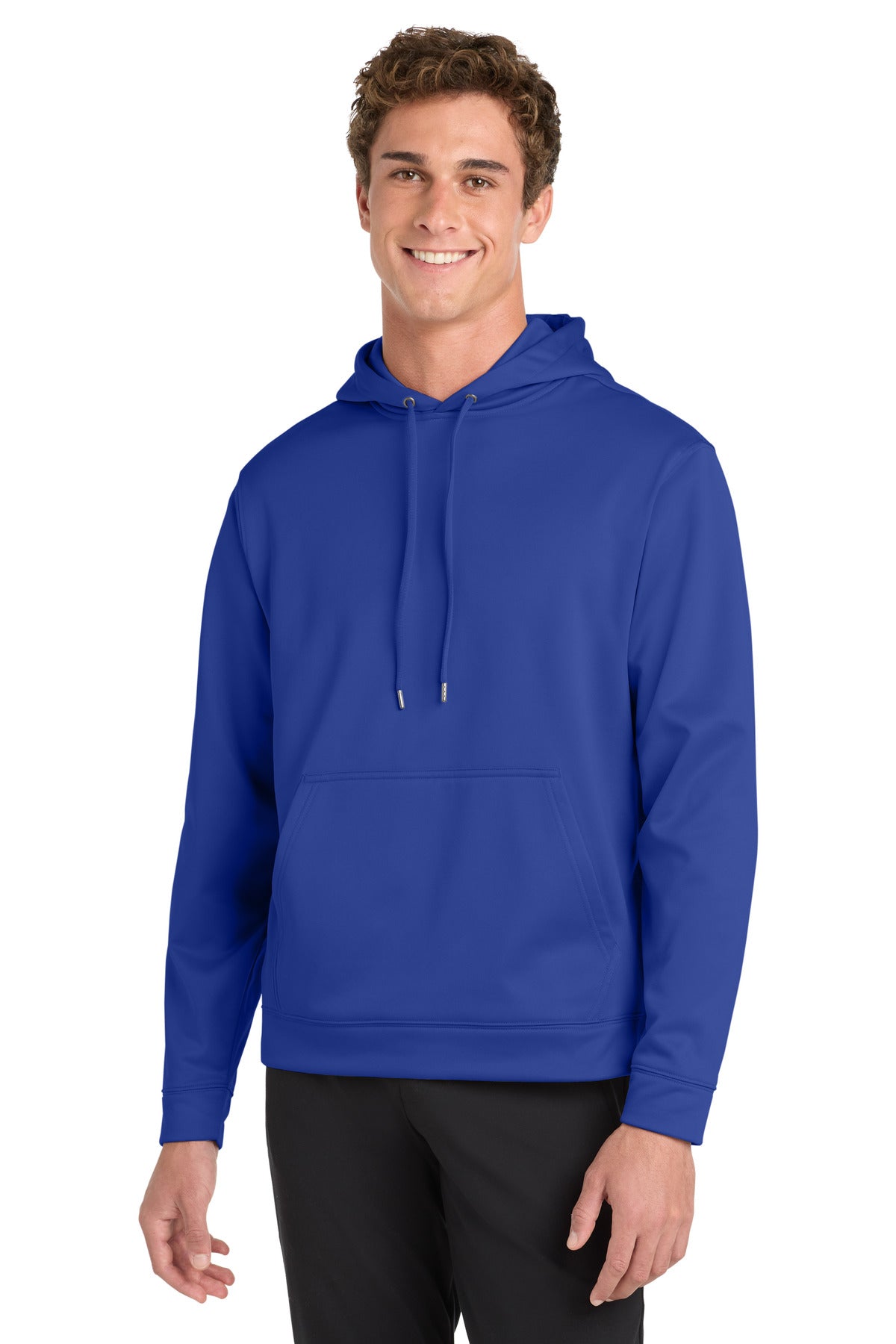 Sport-Tek Sport-Wick Fleece Hooded Pullover.  F244 in True Royal
