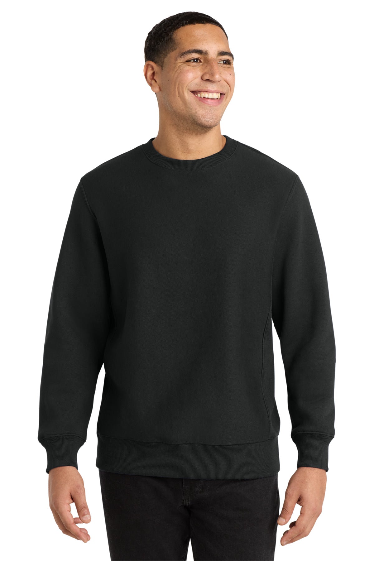 Sport-Tek Super Heavyweight Crewneck Sweatshirt.  F280 in Black