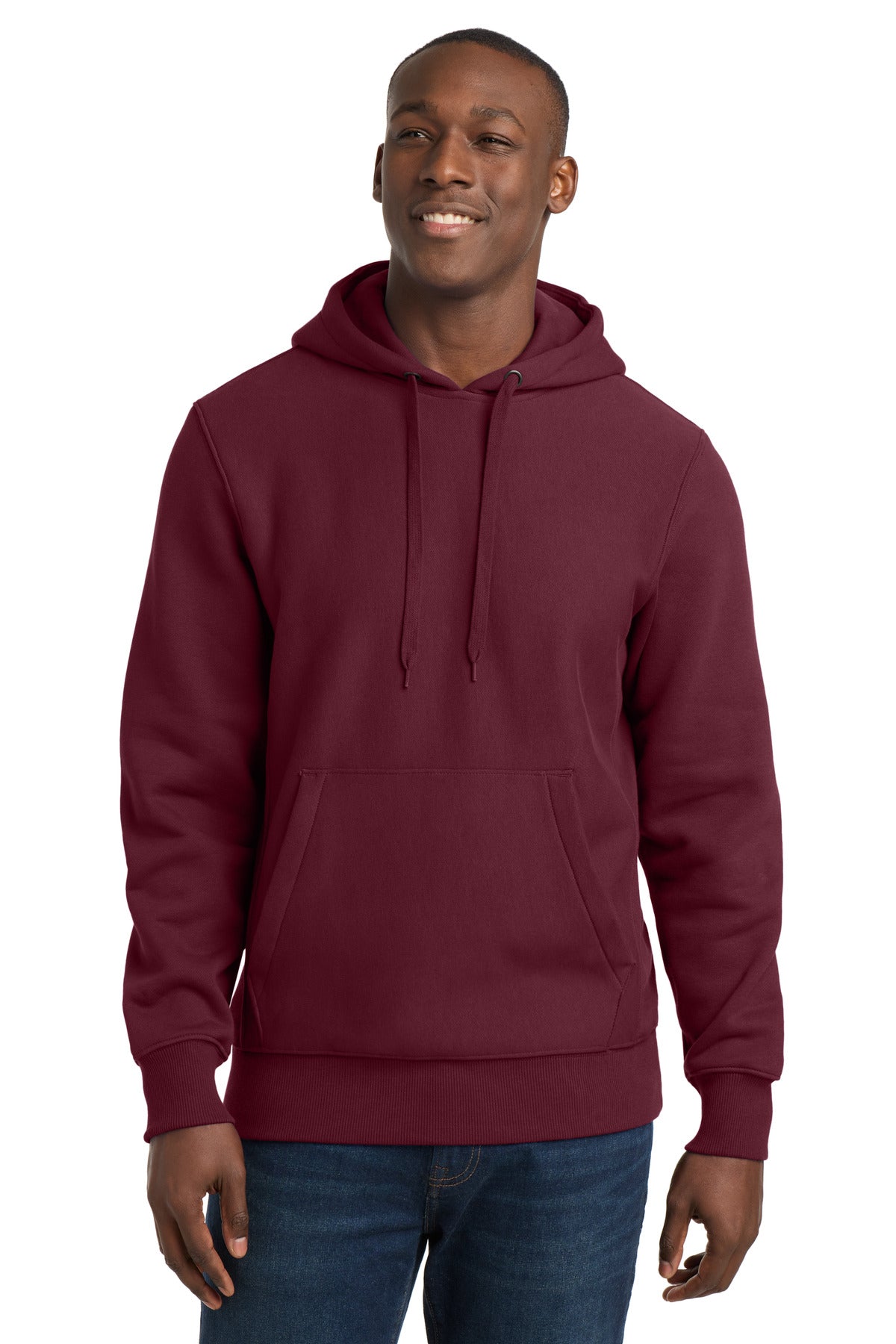 Sport-Tek Super Heavyweight Pullover Hooded Sweatshirt.  F281 in Maroon