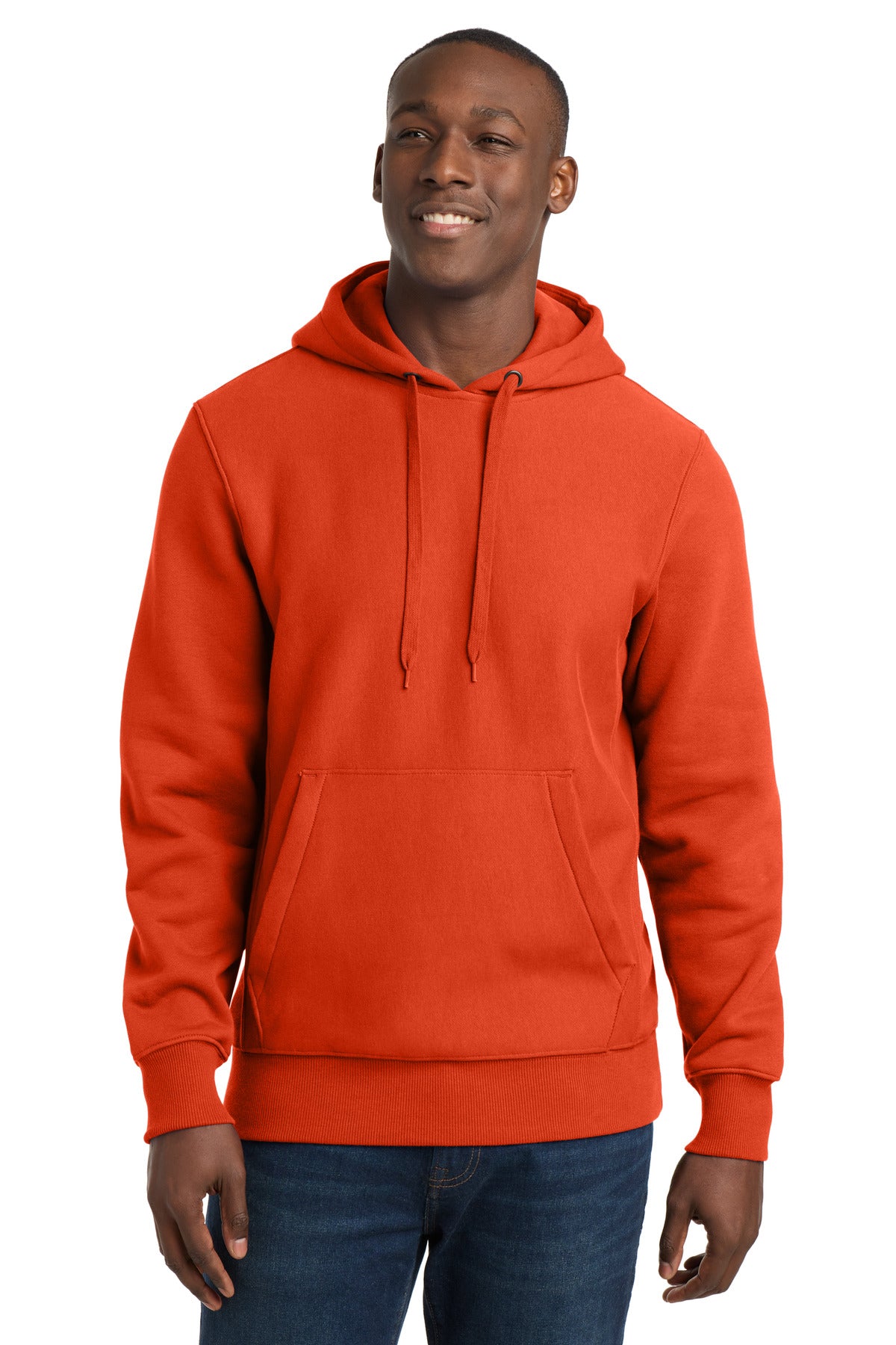 Sport-Tek Super Heavyweight Pullover Hooded Sweatshirt.  F281 in Orange