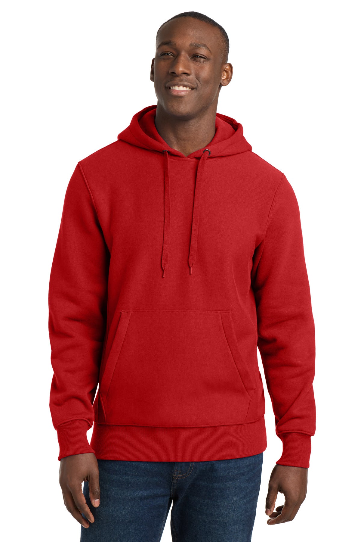 Sport-Tek Super Heavyweight Pullover Hooded Sweatshirt.  F281 in Red