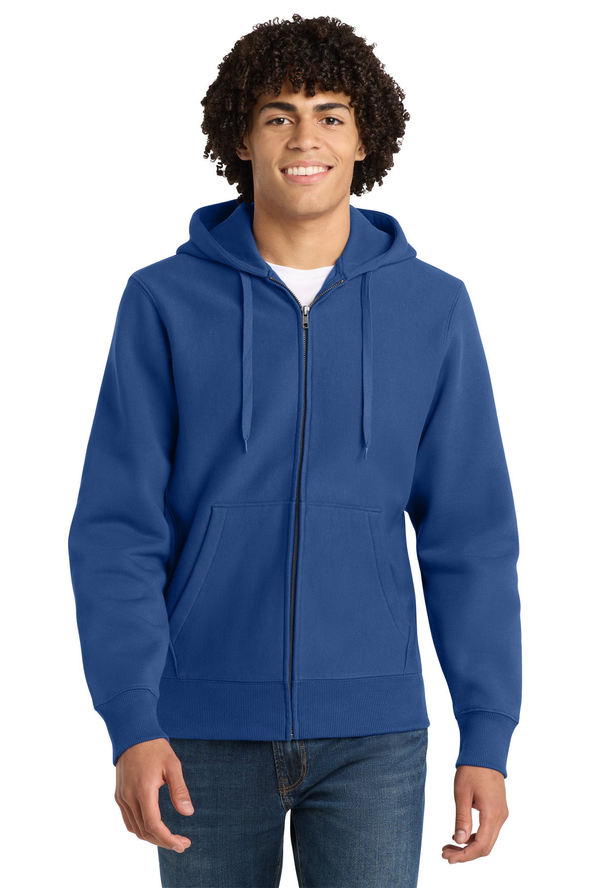Sport-Tek Super Heavyweight Full-Zip Hooded Sweatshirt.  F282 in Royal