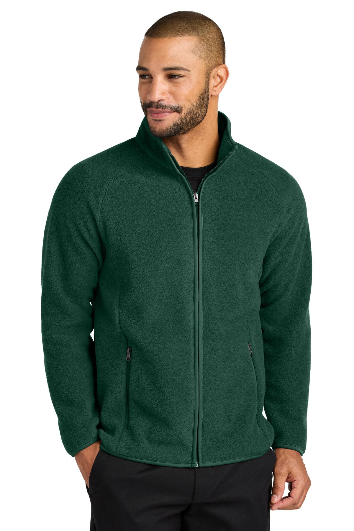 Port Authority C-FREE Raglan Fleece F700 in Dark Green