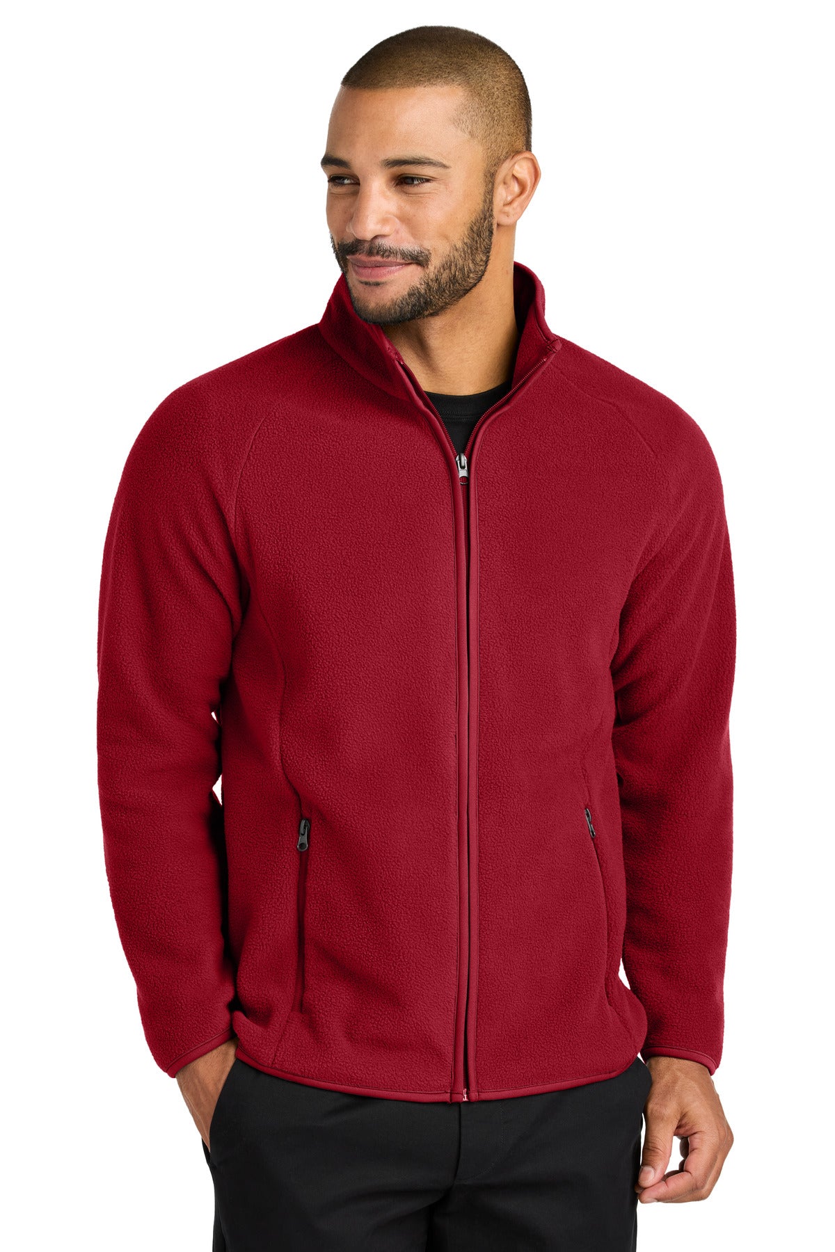 Port Authority C-FREE Raglan Fleece F700 in Rich Red