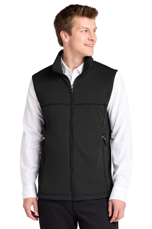 Port Authority Collective Smooth Fleece Vest F906 in Deep Black
