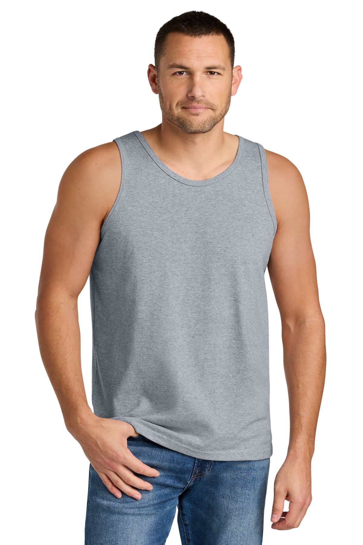 Gildan Heavy Cotton Tank Top. G5200 in Sport Grey