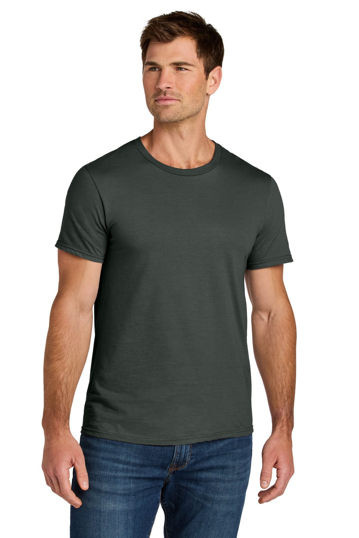 Jerzees Ultimate Unisex Ring Spun T-Shirt IC46M in Charcoal Grey