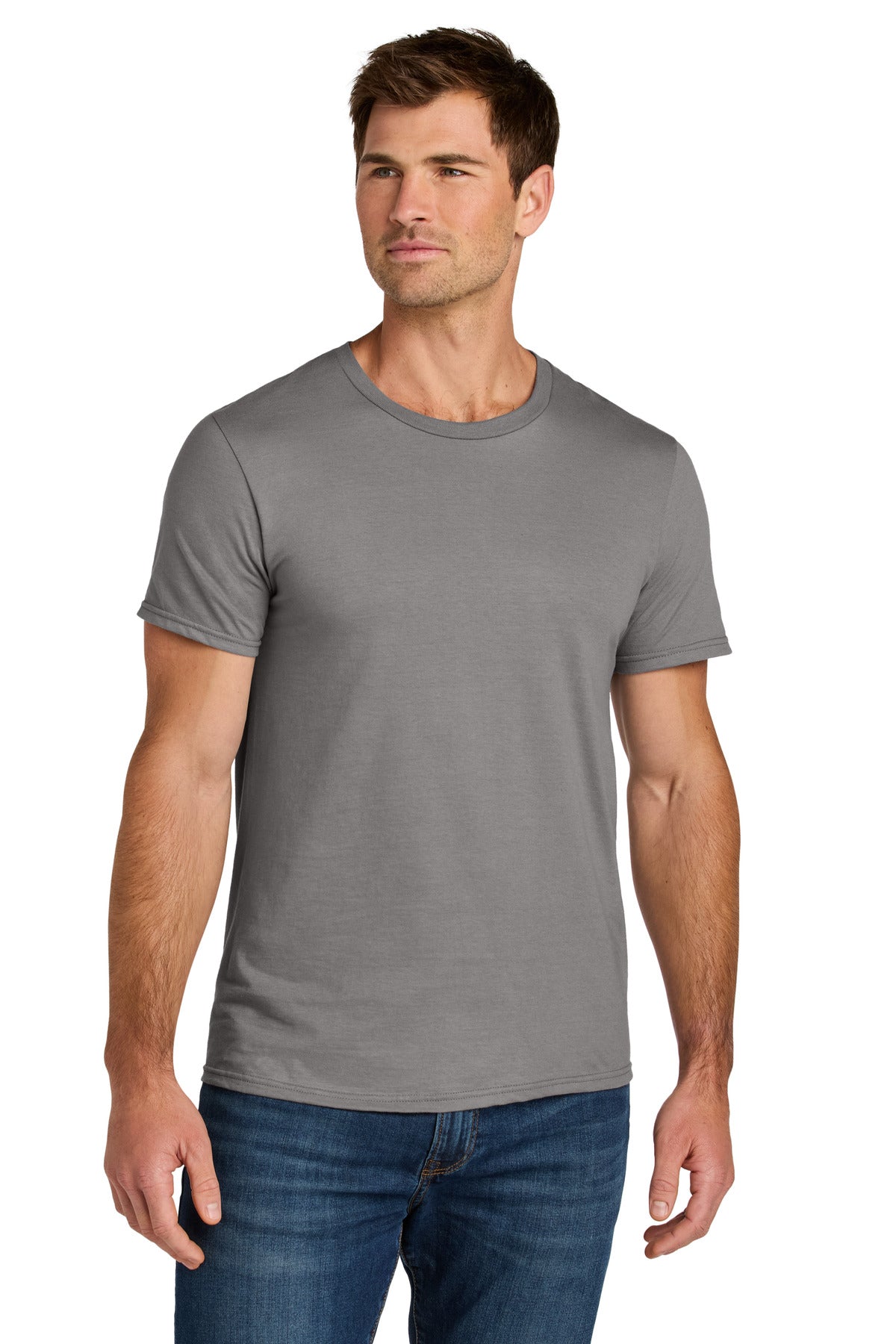 Jerzees Ultimate Unisex Ring Spun T-Shirt IC46M in Rock