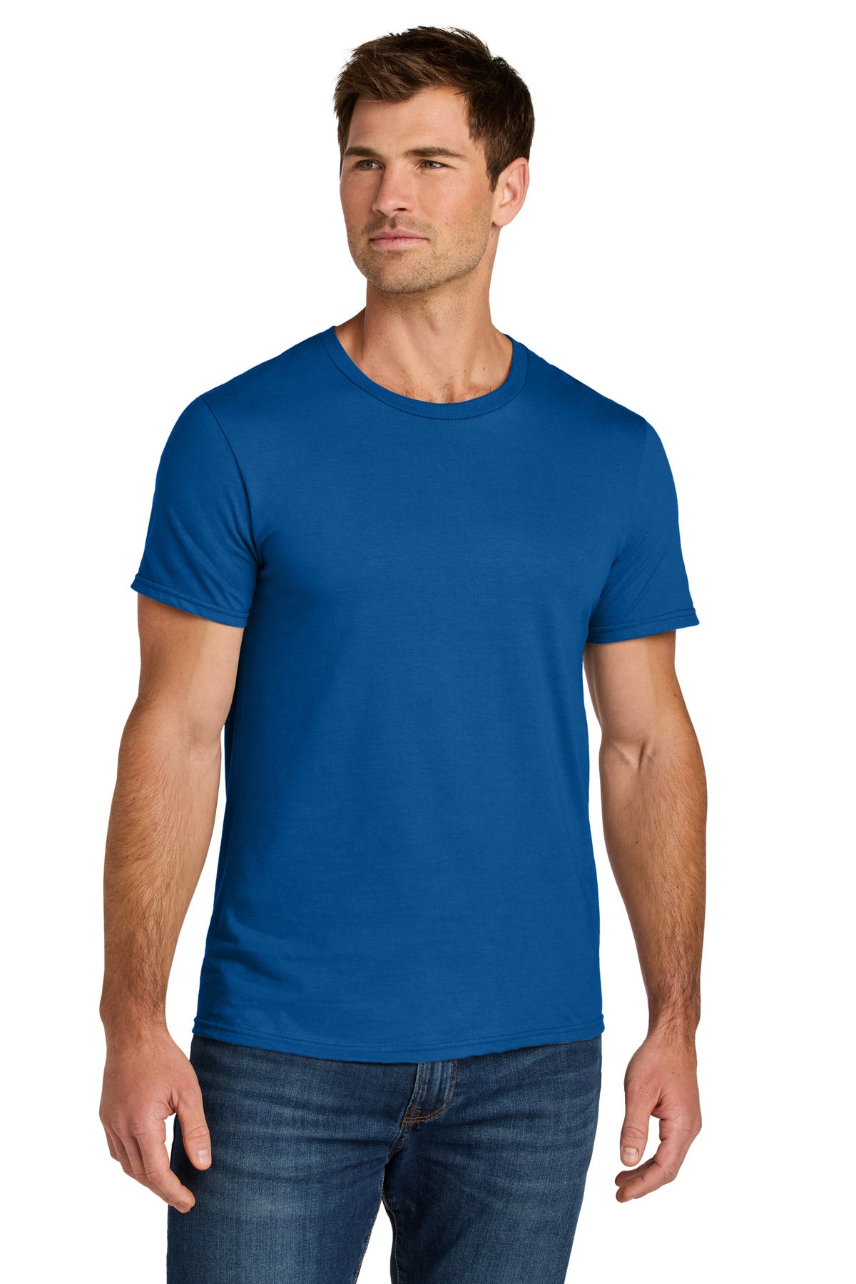 Jerzees Ultimate Unisex Ring Spun T-Shirt IC46M in Royal