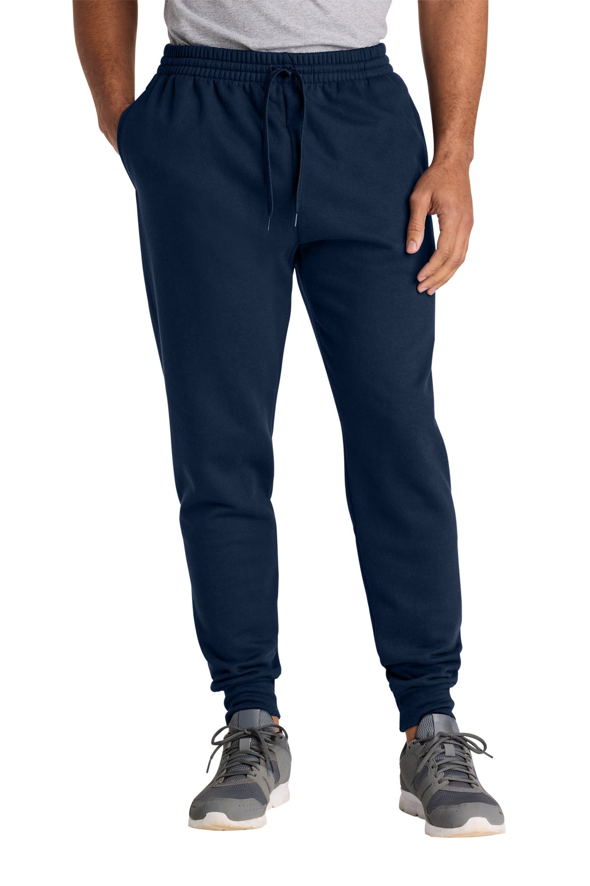 Jerzees Ultimate Unisex CVC Ring Spun Pocket Jogger IC50M in J. Navy