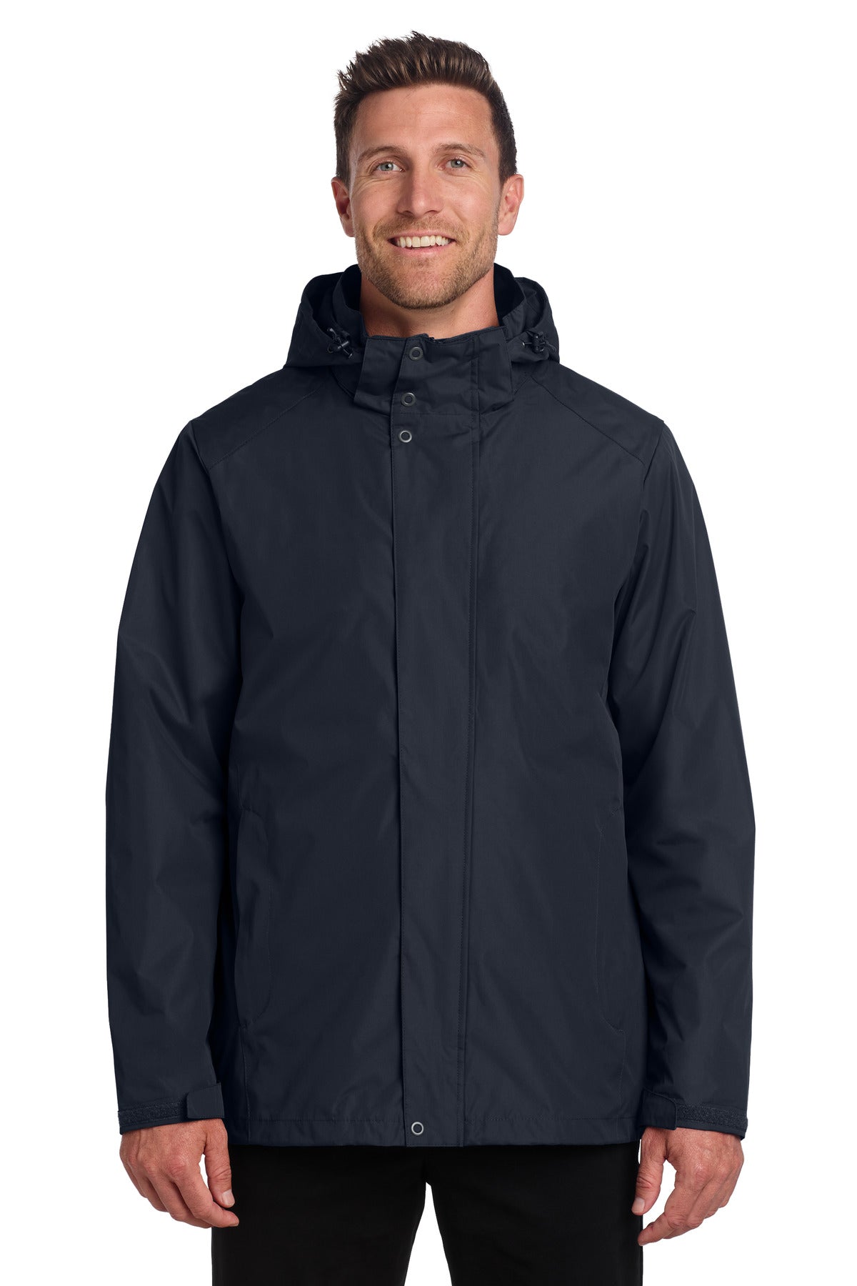 Port Authority All-Weather 3-in-1 Jacket J123 in River Blue Navy