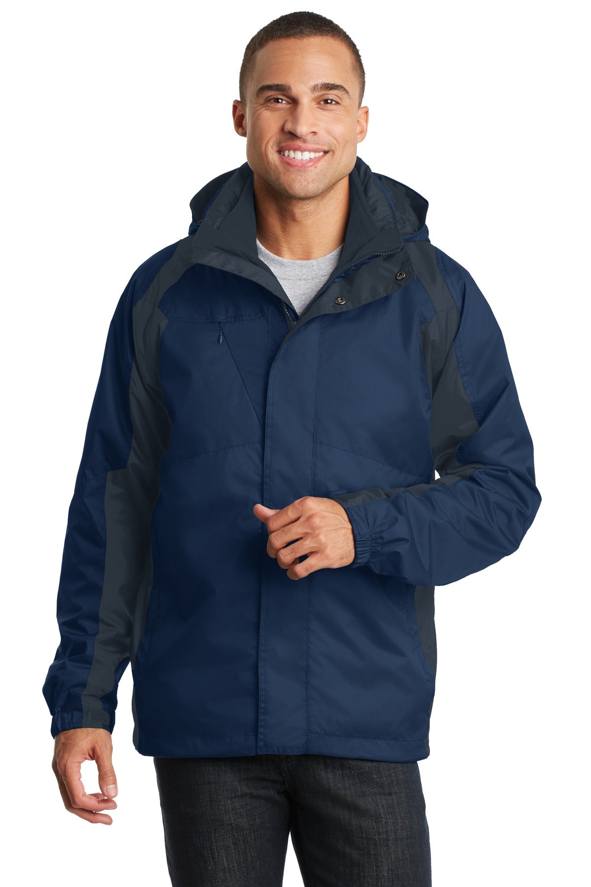 Port Authority Ranger 3-in-1 Jacket. J310 in Insignia Blue/ Navy Eclipse