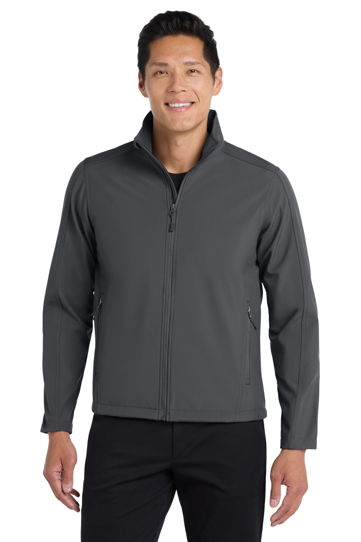 Port Authority Core Soft Shell Jacket. J317 in Battleship Grey
