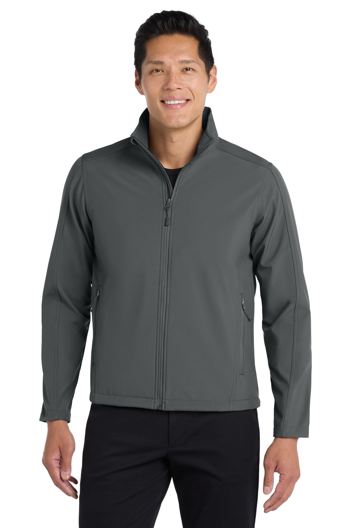 Port Authority Core Soft Shell Jacket. J317 in Deep Smoke
