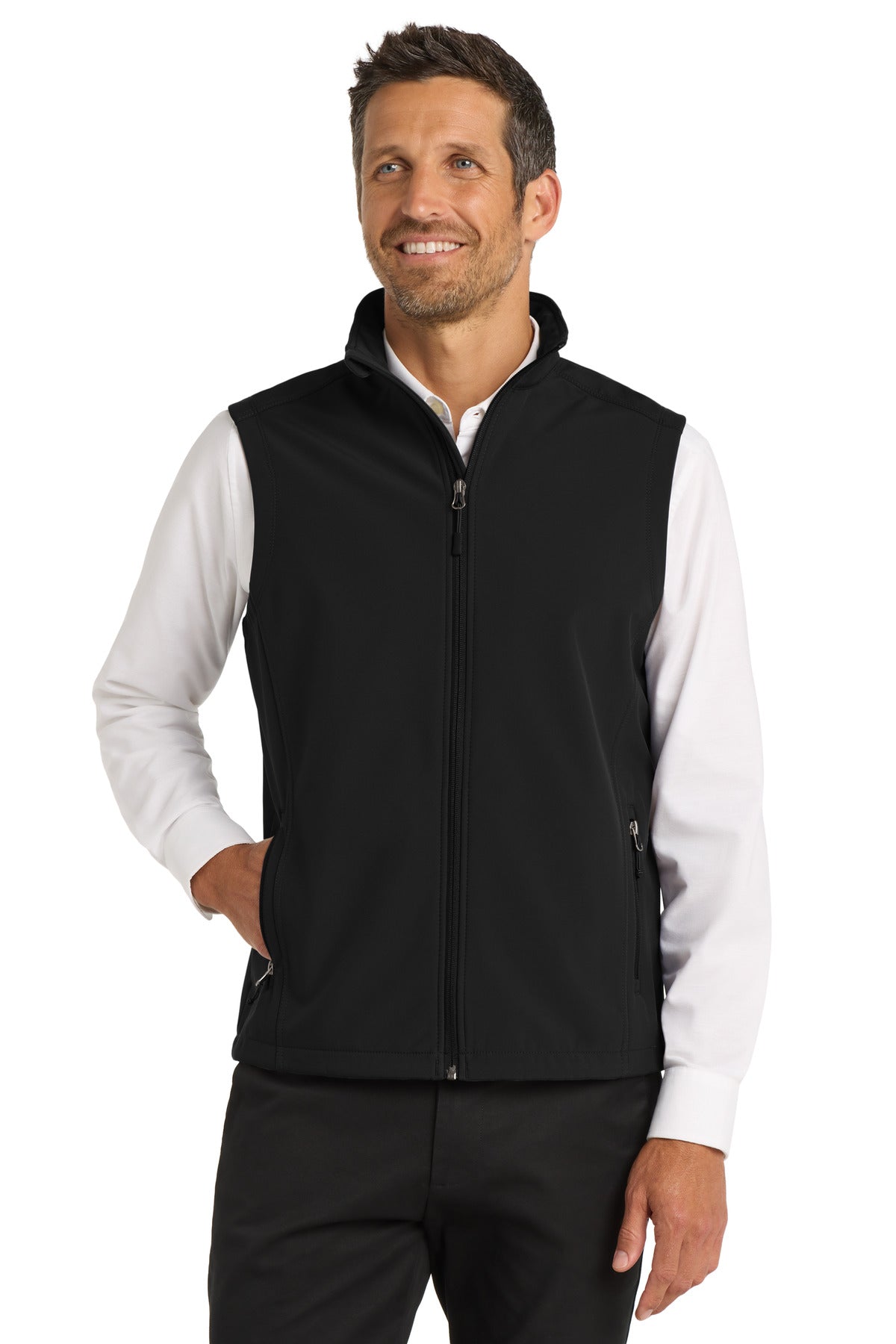 Port Authority Core Soft Shell Vest. J325 in Black