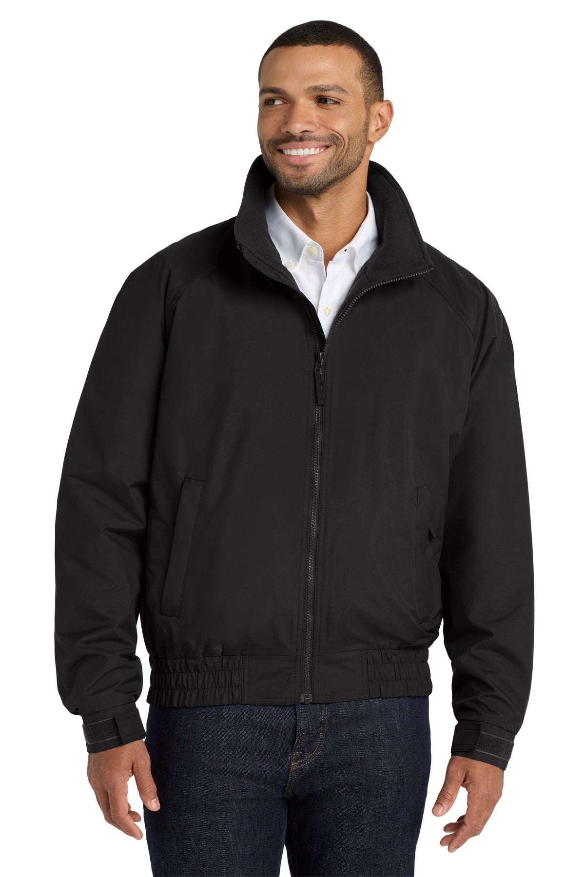 Port Authority Lightweight Charger Jacket. J329 in True Black