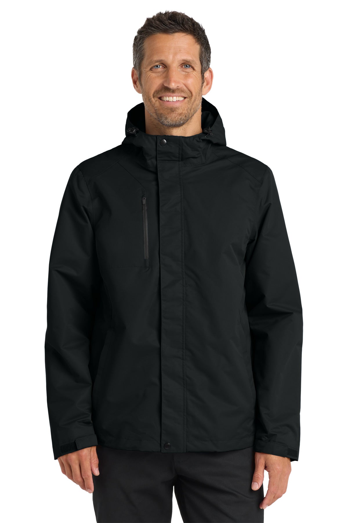 Port Authority All-Conditions Jacket. J331 in Black