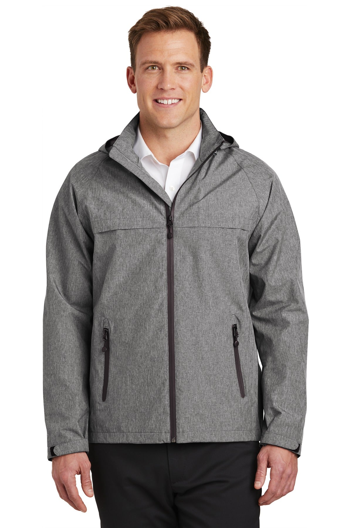 Port Authority Torrent Waterproof Jacket. J333 in Dark Grey Heather