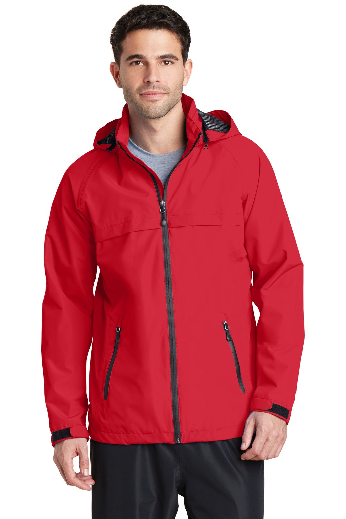 Port Authority Torrent Waterproof Jacket. J333 in Engine Red