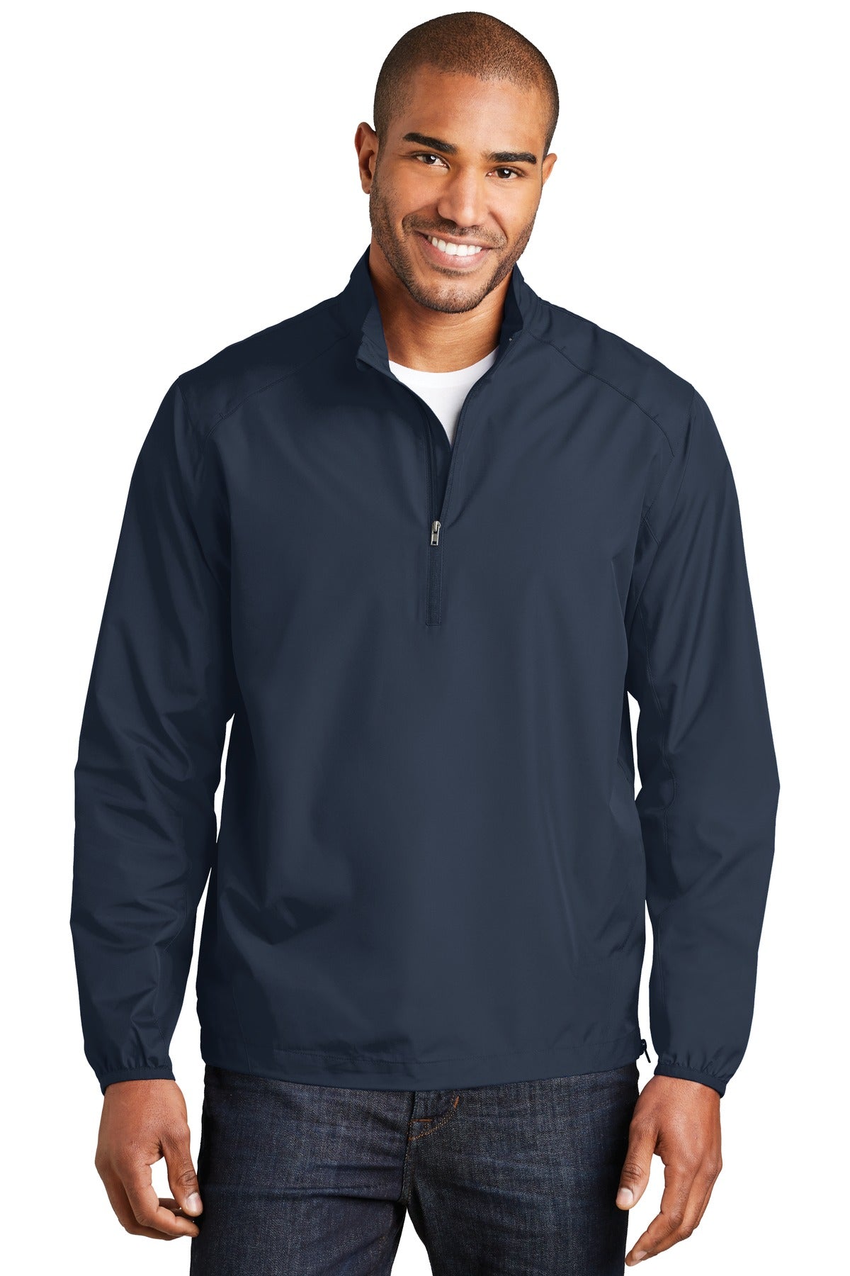 Port Authority Zephyr 1/2-Zip Pullover. J343 in Dress Blue Navy