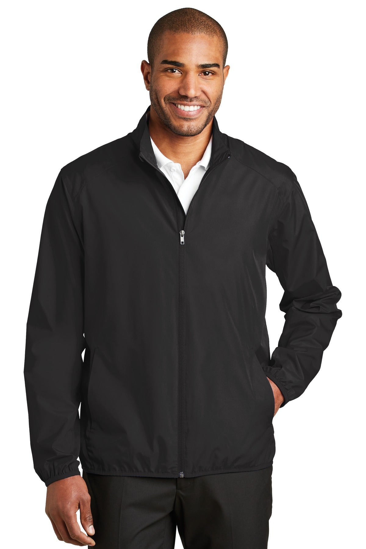Port Authority Zephyr Full-Zip Jacket. J344 in Black