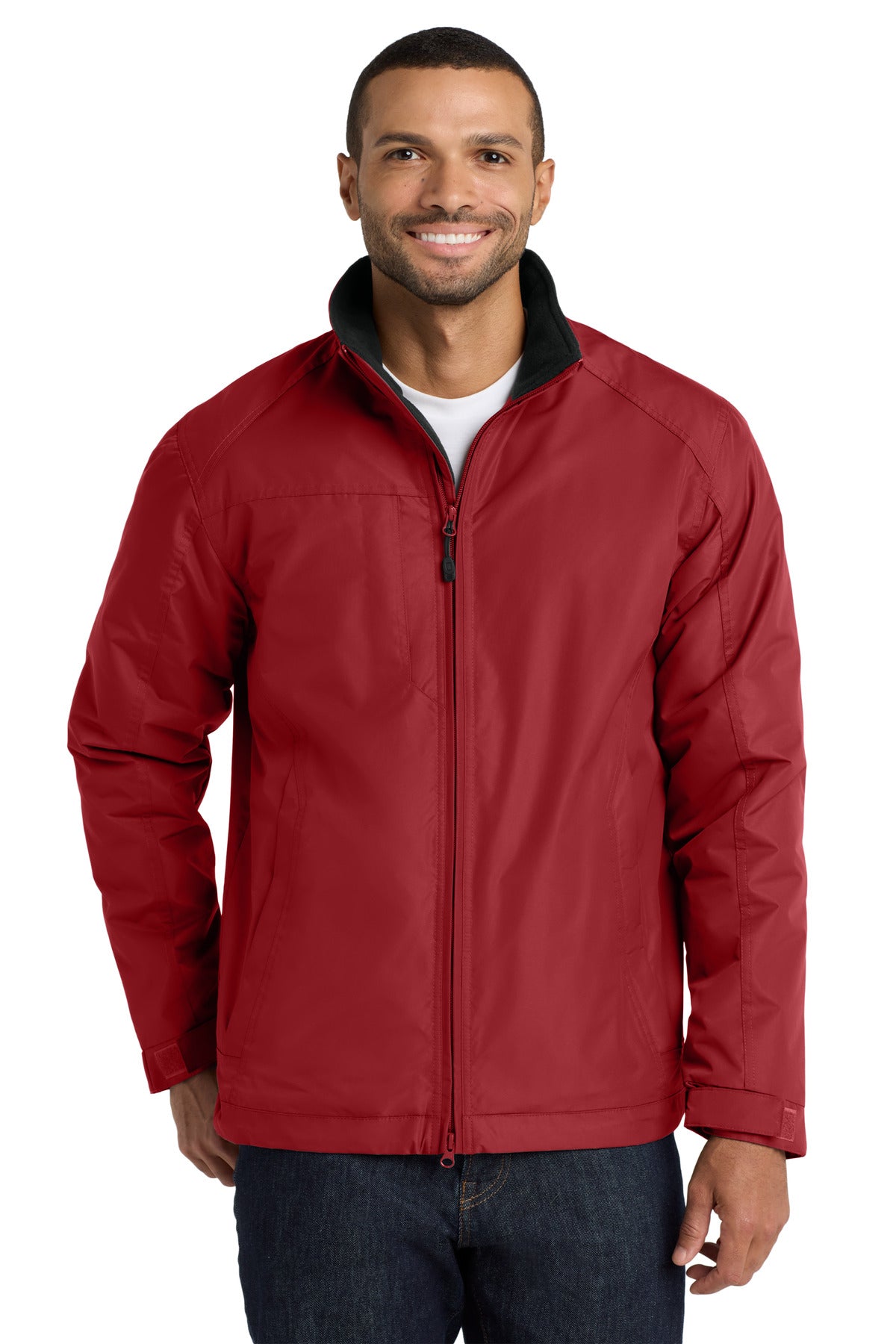 Port Authority Challenger II Jacket. J354 in True Red/ True Black